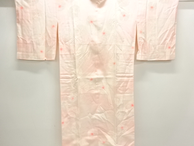 絞り花模様長襦袢